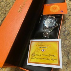 Stuhrling Original Diving Watch-Swiss Crafted in the original box with paperwork